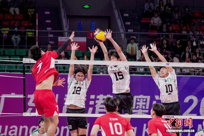 广州像主场：澳门U20男排在粤港澳全运会感受家